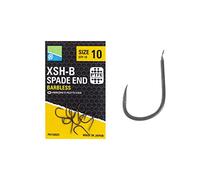 Preston Innovations XSH-B Barbless Spade End Hooks - Size 18