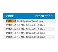 Preston Innovations Xsp-b Barbless Single Eyed Hook