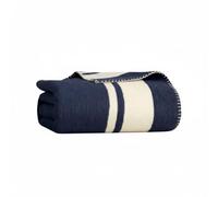 Preston Lane Highrise Throw Blanket - 50" x 70", Premium Soft Cotton Blend, Soft Fluffy Blanket Throw in for Couch, Bed, Boho Home Décor & Cozy Warmth, Made in Portugal, Maritime
