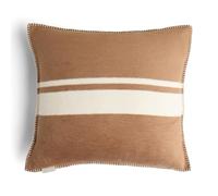 Preston Lane Highrise Throw Pillow, 21 x 21 in, Soft Cotton Blend, Camel