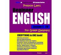 Preston Lee's Beginner English Lesson 1 - 20 For Greek Speakers (Preston Lee's English For Greek Speakers)