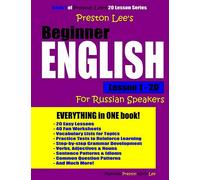 Preston Lee's Beginner English Lesson 1 - 20 For Russian Speakers (Preston Lee's English For Russian Speakers)