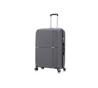 Preston Morgan 28" Suitcase Large 4 Wheels Lightweight PP Hard Shell Hold Check in with TSA Lock Approved Travel Bag for Cruises Flights with EasyJet, BA, RyanAir, Wizzair, Emirates | Charcoal