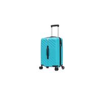 Preston Morgan 55x34x25cm Cabin Suitcase Polypropylene Super Lightweight Trunk Luggage Approved for 100+ Airlines Including EasyJet, British Airways (Mint Green, 47Liter)