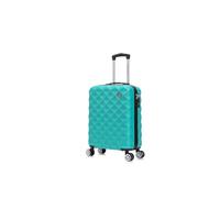 Preston Morgan 55x40x20cm Ryanair Priority Cabin Suitcase, Inc for EasyJet, Jet2, Hardshell Lightweight Small Suitcase with Built-in Cup Holder 4 Wheels and Built-in TSA Lock (Mint Green, 44Liter)