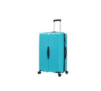 Preston Morgan Large Suitcase Polypropylene Ultra Lightweight Durable Hard Shell Trunk Luggage on 4 Dual Spinner Wheels and Built-in TSA Lock (Mint Green, 134L)