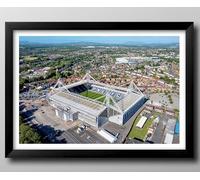 Preston North End Gifts, Deepdale Stadium Framed Picture Print. (43cm x 33cm)