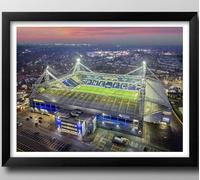Preston North End Gifts, Deepdale Stadium Framed Picture, Print, Poster, Wall Art, Lancashire. Football Club Memorabilia. (Black, 53cm x 43cm, Framed)