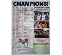Preston North End League Division Three champions 1995/96 - souvenir print