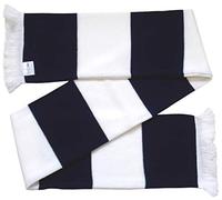 Preston North End Supporters Navy Blue and White Bar Scarf