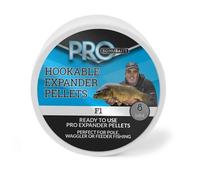 Preston Sonubaits Pro Hookable Pellets 4mm F1 Flavour | x2 Packs | Match Fishing Hookbait | Durable Hookbait for F1’s, Carp, Skimmers and Bream | Fish Meal with F1 Flavouring