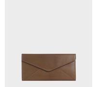 'PRESTON' Trifold Vegetable Tanned Real Leather Purse Assots London Tan One Size