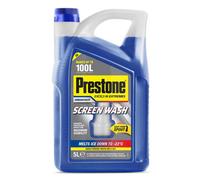 Prestone Concentrate Screenwash 5L - Makes Up To 100L, De-Icer Removes Frost & Ice To -23 C, Prevents Traffic & Sun Dazzle
