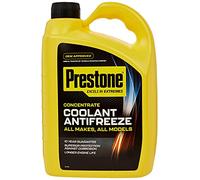 Prestone Coolant For Car, Anti-Freeze Coolant Car Fluid To Prevent Problems & Protect Car Cooling System, Car Coolant Fluid For All Makes & Models, Antifreeze Coolant Concentrate, 4 Litre Bottle