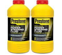 Prestone Power Steering Fluid, All Makes All Models, High Performance Power Steering Fluid, Prevent Corrosion, Reduce Wear & Noise, Reliable Hydraulic Steering Fluid, Essential Car Accessories, 355ml