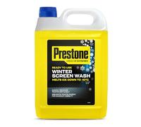Prestone Screenwash, Ready To Use Screen Wash For Cars - Winter, High Performance Cleaning With Streak Free Formula, Maximum Visibility Winter Windscreen Washer Fluid, Removes Stubborn Dirt, 5L Bottle