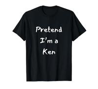 Pretend a Ken Funny Halloween Costume Idea Value Graphic T-Shirt