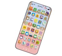 Pretend Cell Phone Model, Early Childhood Mobile Phone, Light Interactive Phone Toy Rechargeable For Travel