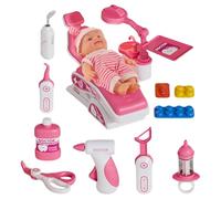 Pretend Dentist Toy Set - Realistic Fun Kids Doctor Kit, Girl Play Educational Tools, Interactive Role Accessories | Kindergarten School Preschool Elementary Party Morning Home Family Time