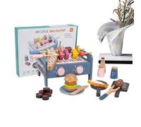 Pretend Grill - Little Chef Play Cooking Toy Set - Educational Game Interactive Toy for Travel School Hand-Eye Coordination Girl Boy Home Playtime Preschoolers Aged 1-3