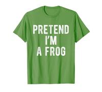 Pretend I’m A Frog Funny Costume Party Lazy Halloween T-Shirt