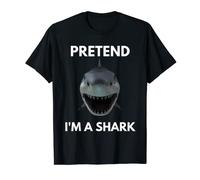 Pretend I’m A Shark Funny Last Minute Halloween Costume T-Shirt