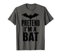Pretend I'm A BAT This is My Halloween Costume Funny Lazy T-Shirt