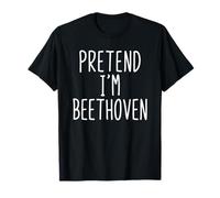 Pretend I'm A Beethoven Costume Halloween Lazy Adult Kids T-Shirt