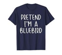 Pretend I'm A Bluebird Costume Halloween Simple Blue-Bird T-Shirt