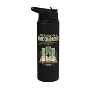 Pretend Im a Book Character Magic Fantasy Reader Stainless Steel Insulated Water Bottle