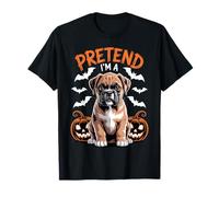 Pretend I'm a Boxer Halloween Outfit for Dog Lover Spooky T-Shirt