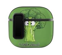 Pretend I'm A Broccoli Cute Case PC Earbud Cases Protective Cover Compatible for AirPods 4