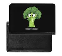 Pretend I'm A Broccoli Passport Holder Cover Wallet Travel Leather Passport Case for Women Men