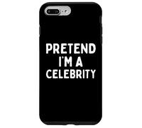 Pretend I'm A Celebrity Funny Lazy Easy Halloween Costume Case for iPhone 7 Plus/8 Plus