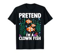 Pretend I'm A Clown Fish Costume Halloween Lazy Kids T-Shirt