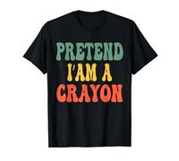 Pretend I'm A Crayon Funny Crayola Crayon Halloween Costume T-Shirt