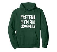 Pretend I'm A Crocodile Shirt Matching Crocodile Costume Pullover Hoodie
