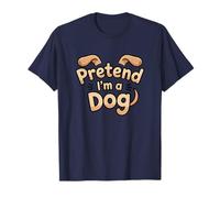 Pretend I'm A Dog Halloween Costume Funny Sayings T-Shirt