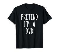 Pretend I'm A DVD Costume Halloween Funny Lazy Adult Kids T-Shirt