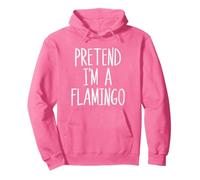 Pretend I'm A Flamingo Funny Bird Lover Halloween Costume Pullover Hoodie