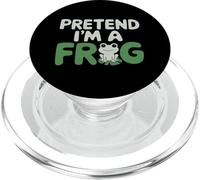 Pretend I'm A Frog Halloween Lazy Costume Party PopSockets PopGrip for MagSafe