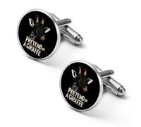 Pretend Im A Giraffe Shirt Cufflinks for Men Cuff Links Tie Father Husband Wedding Business 2.0cm