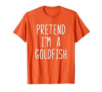 Pretend I'm A Goldfish Costume Halloween Lazy Adult Kids T-Shirt