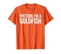 Pretend I'm A Goldfish Shirt Matching Goldfish Costume T-Shirt
