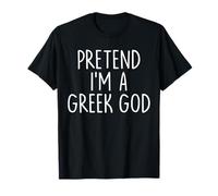 Pretend I'm A Greek God Halloween Couples Costume Matching T-Shirt