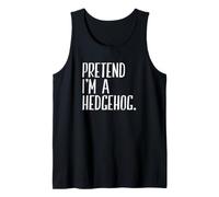 Pretend I'm A Hedgehog Funny Halloween Party Tank Top