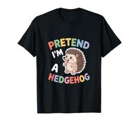 Pretend I'm A Hedgehog Lazy Halloween Costume T-Shirt