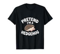 Pretend I'm A Hedgehog Lazy Halloween Costume T-Shirt