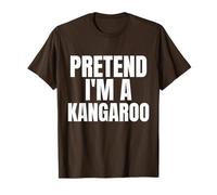 Pretend I'm A Kangaroo Funny Lazy Costume T-Shirt