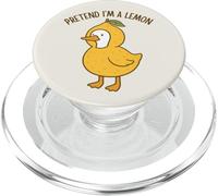 Pretend I'm A Lemon Halloween Costume Silly Squeezy Goose PopSockets PopGrip for MagSafe